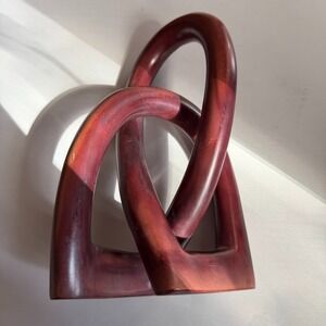 Rare‎ KENYA Catlinite Optical Illusion Sculpture Soapstone.